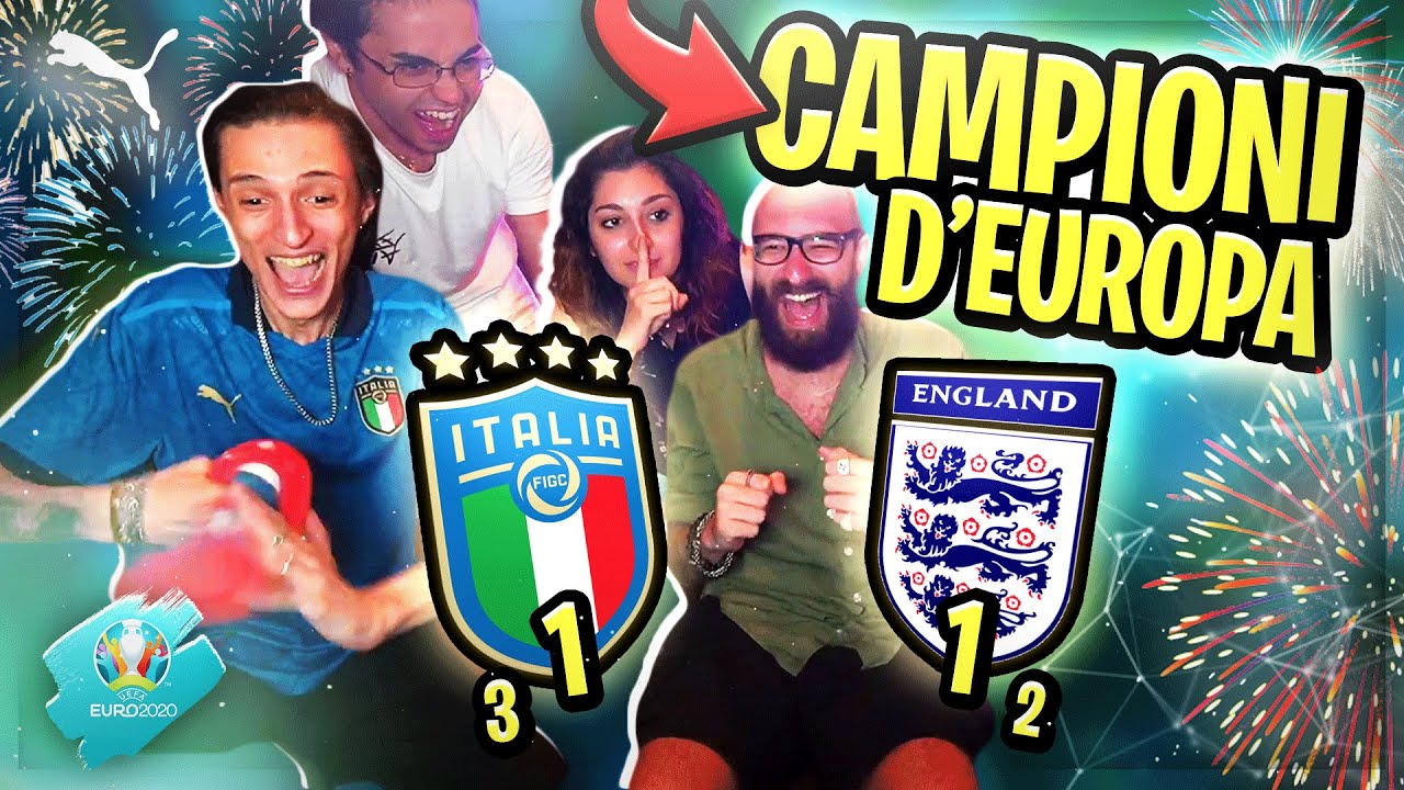 SIAMO CAMPIONI D'EUROPA!! REACTION INGHILTERRA - ITALIA [EURO 2020]