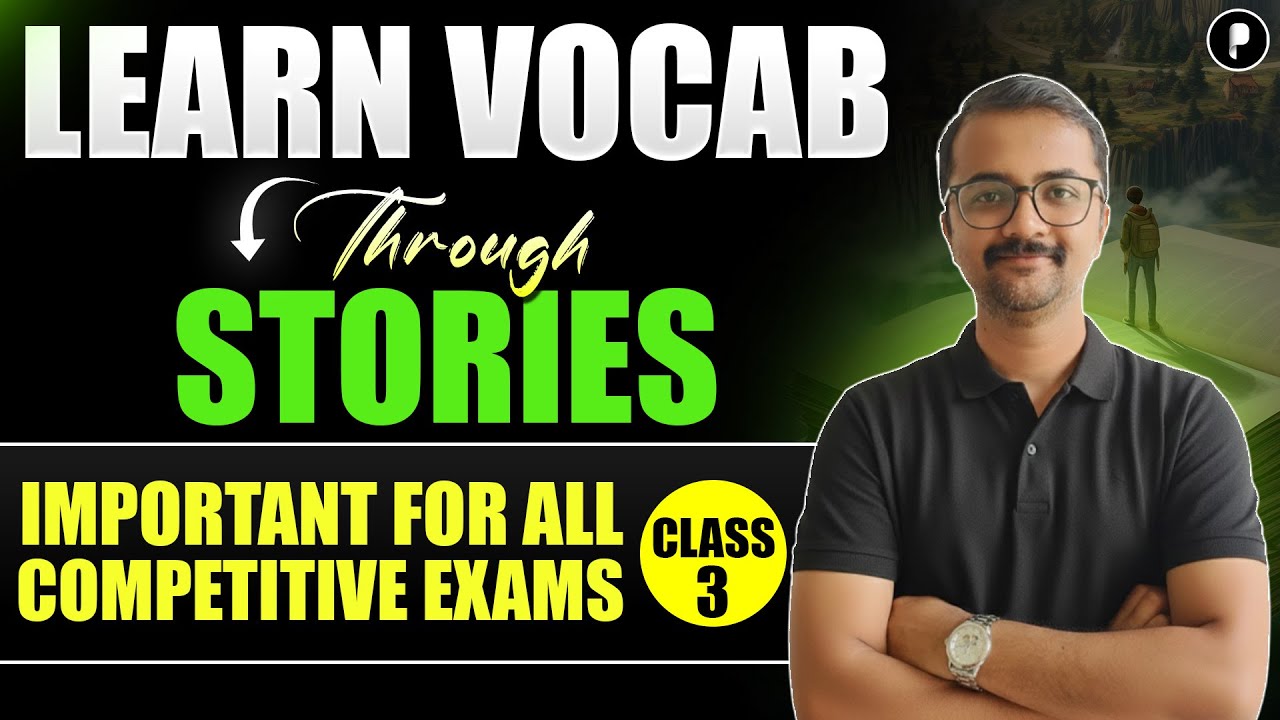 Learn English Vocab Through Stories: Class 3 | High-Frequency Words for SSC & Railway Exams