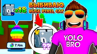 ВЫБИЛ PET SIMULATOR X В РОБЛОКС ROBLOX, 18 huge pixel cat в.