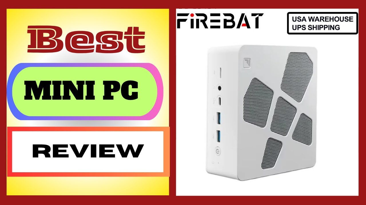 FIREBAT A8 AMD R7-8845HS Radeon 780M Mini Pc Gamer 16GB 1TB DDR5 RJ45 Desktop