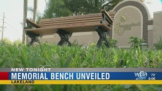 Memorial bench honors Lakeland teen killed on way to bus stop