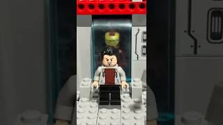 CUSTOM BUILT IRON MAN GARAGE #lego #legoanimation #ironman #moc #building #legostopmotion