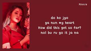 MINNIE - Answer (Easy Lyrics) [Love Scout OST Part 7]