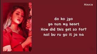 MINNIE - Answer (Easy Lyrics) [Love Scout OST Part 7]