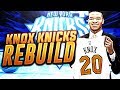 FUTURE IS BRIGHT?! KEVIN KNOX KNICKS REBUILD! NBA 2K18