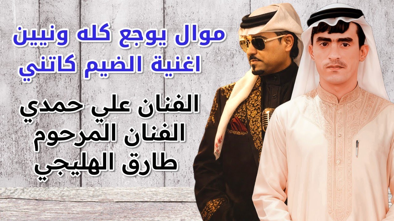 الفنان طارق الهليجي و الفنان علي حمدي موال ونين يوجع  ايفلش | اغنية الضيم كاتني