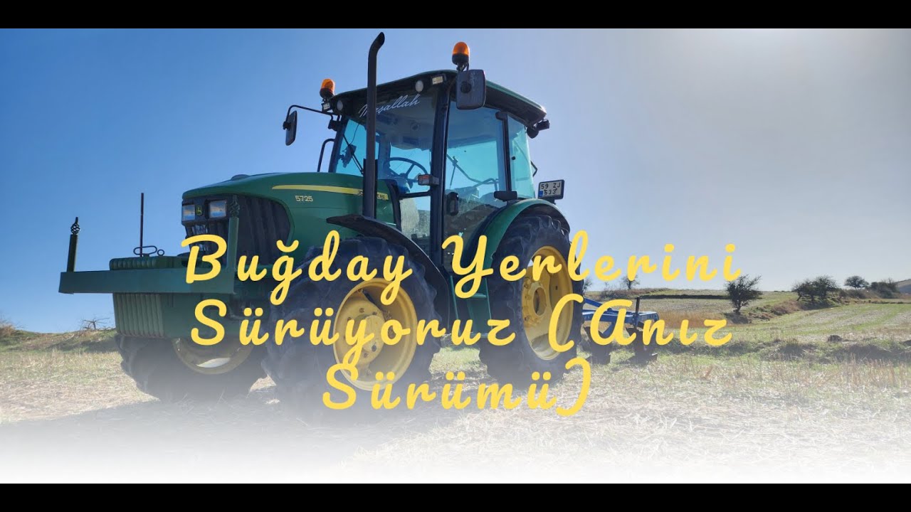 Buğday Yerlerini Sürüyoruz (Anız Sürümü) | Bölüm 1 | Trakya Tarım