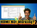 How to Fix HDMI Not Working on Laptop Windows 10 | Quick Guide (2026)