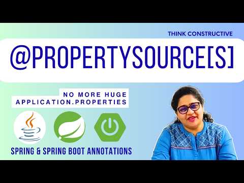 Spring @PropertySource(s) Annotation: The Ultimate Guide | Spring Boot Tutorial 2026 #springboot