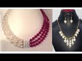 3 DIY multi layer necklace making at home
