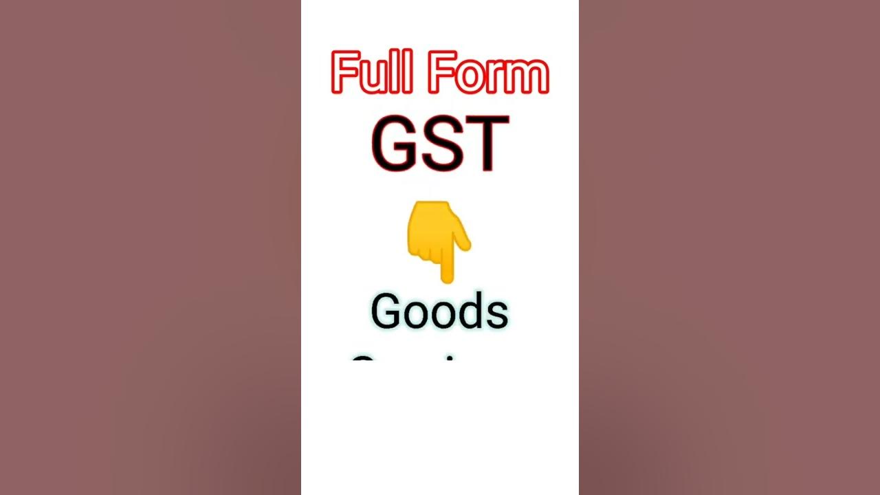 GST Ka Full Form tarestudy onlystudy fullform gst shorts gst-ka-full-form-tarestudy-onlystudy-fullform-gst-shorts