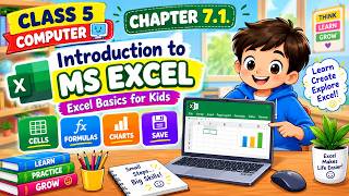 Details Class 5 Computer Chapter 7.1 | Introduction to MS Excel | Excel Basics for Kids Guide
