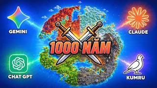 Tôi cho 4 con A.I Chiến đấu với nhau trong 1000 năm screenshot 3