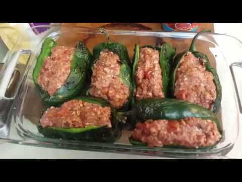 Stuffed Poblano Peppers || street food mexican