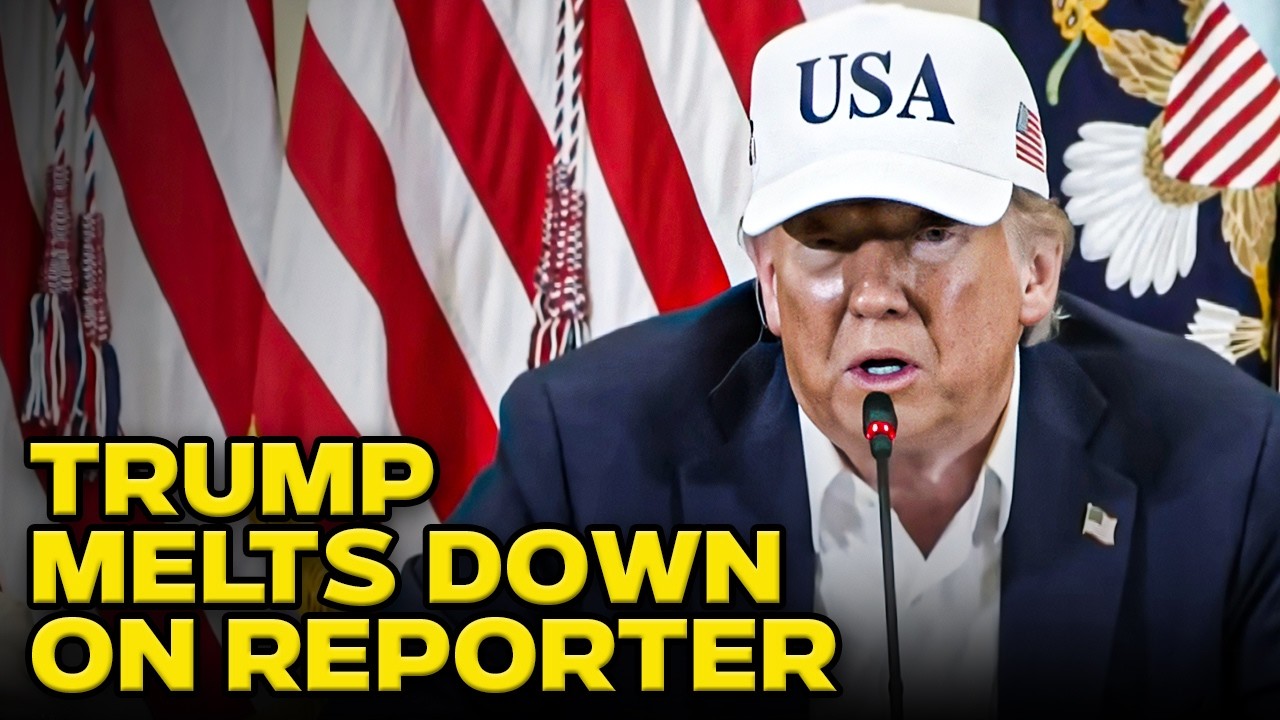 Visibly Defeated Trump FLIPS OUT On Reporter