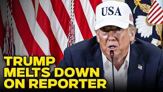 Visibly Defeated Trump FLIPS OUT On Reporter
