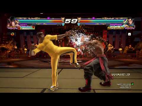 Tekken King Law VS Tekken King Feng 5 Bars Only Laggy PS4 v5 Tekken 7 20230604030108