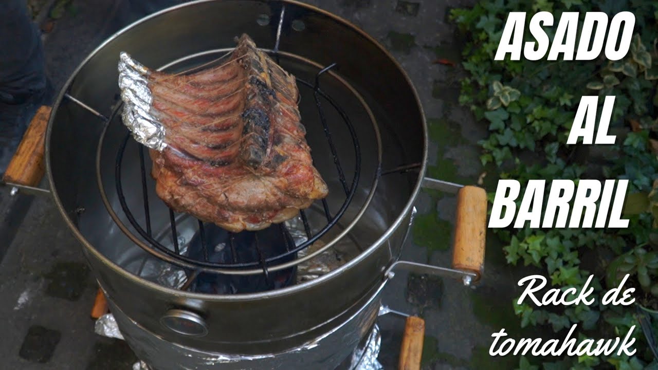 Asado al barril (tomahawk, chicharrón y lomo de cerdo) ll Crocante ll LA PLAZA COCINA