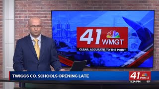 Twiggs County Schools delaying start Wednesday due to severe weather threat