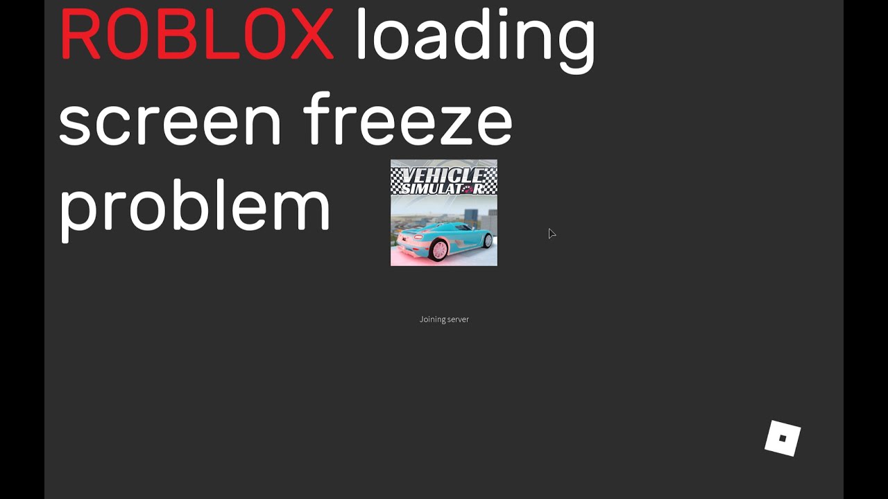 Fixed Read Descriptcion Roblox Loading Screen Freeze Problem Youtube - my games keep freezing when i join them roblox