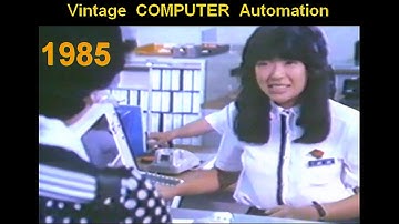 Vintage Computer Automation film 1985, Educational, NCR Decision Mate PC