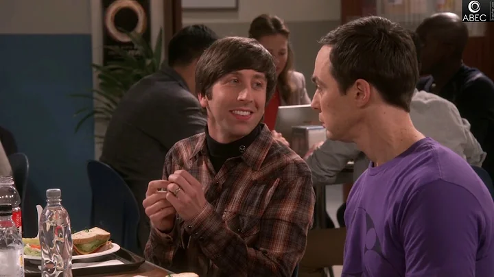 Big bang theory: Sheldon and Leonard talking in Kl...