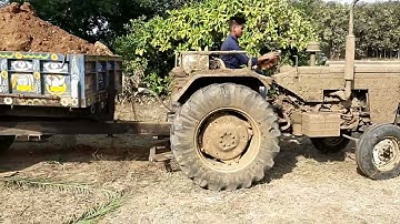 JCB 3dx Backhole loading mud Swaraj 843xm Part -01 tractor video