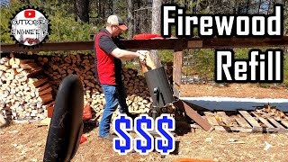 I am Loving the Consistency of this Firewood Stand. Making $$$!
