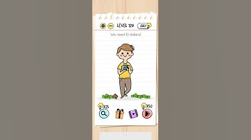 Brain Test Level 129 we need 10 dollars walkthrough answer