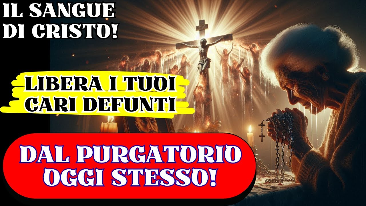 Il Sangue di Cristo! Libera i Tuoi Cari Defunti dal Purgatorio Oggi Stesso! 🔥🙏🕊️