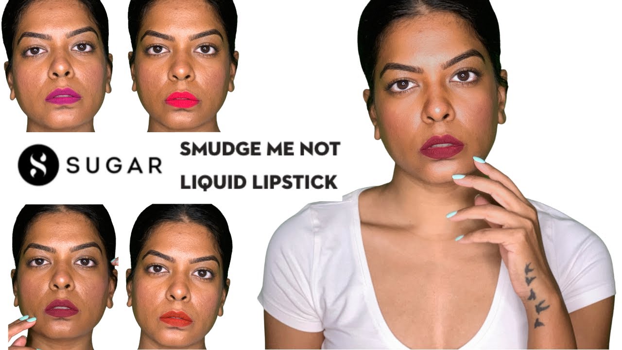 Sugar Smudge Me Not Liquid Lipsticks Swatches and Review