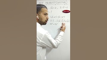 dot product (vectors) #shorts