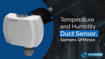 Siemens QFM2100 Temperature and Humidity Duct Sensor | siemens duct temp and humidity sensor