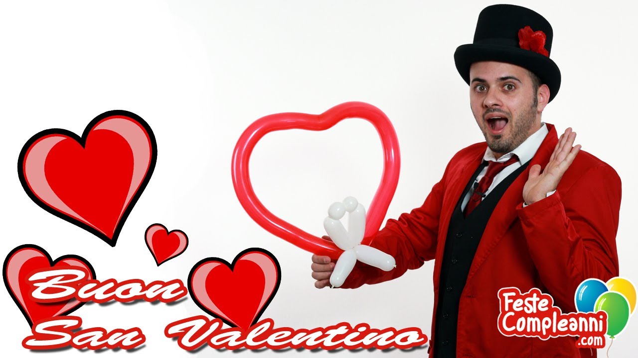 COMPOSIZIONE PALLONCINO E LECCALECCA SAN VALENTINO