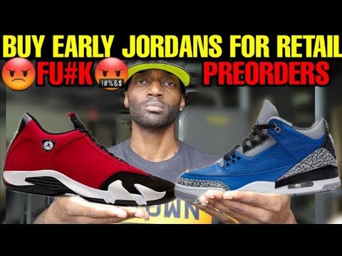 can you pre order new release jordans