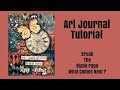 Vintage Mixed Media Art Journal for Beginners- AFTER YOU BREAK THE PAGE- WHAT'S NEXT ?