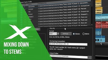 Mixcraft University | Mixing Down to Stems
