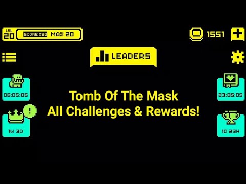 Tomb Of The Mask - All Challenges & Rewards!