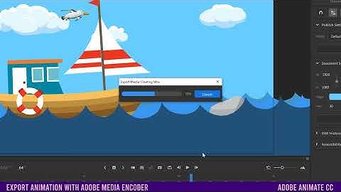 How To EXPORT Animations from Adobe Animate CC to Video Files (mp4 & mov)