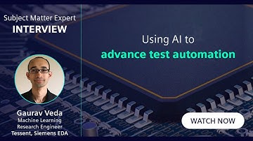 Using AI to advance test automation - Tessent