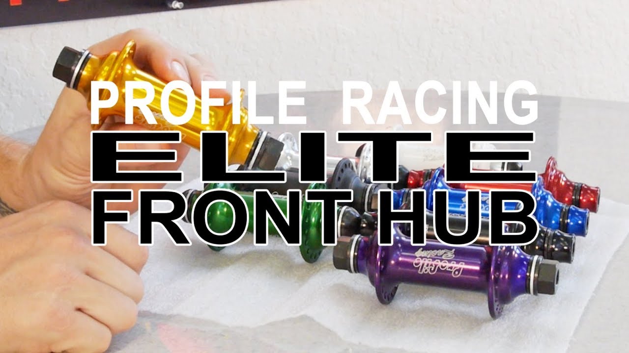 Profile Racing Accessories BMX PARTS - Profile Racing - Elite Front Hub - YouTube