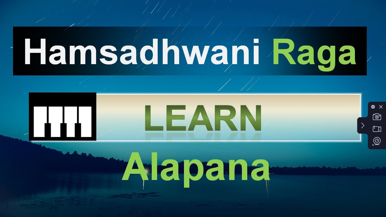 Научитесь петь/играть — Хамсадхвани Рага Алапана за 5 минут — с нотами