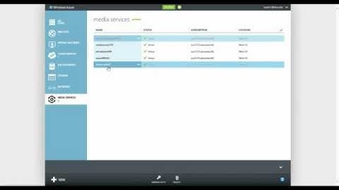 Windows Azure Media Services Setup