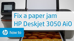 Fixing a Paper Jam - HP Deskjet 3050 All-in-One Printer | HP DeskJet | HP 