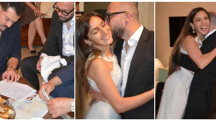 عقد قران الفنانة جميلة عوض من المونتير احمد حافظ وفرحة والدها المخرج عادل عوض وتفاصيل  داخل الفيديو