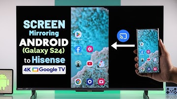 HiSense Google TV 4K: How To Screen Mirror ANY Android Phone!
