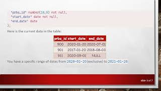 How to Determine Overlapping Dates in SQL: A Guide to Querying Date Ranges in Oracle