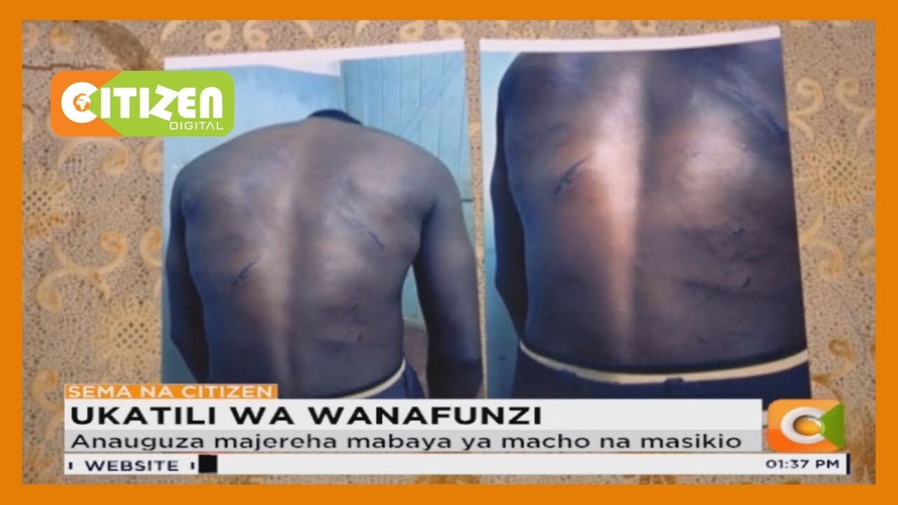 citizen tv live stream kenya Ukatili wa wanafunzi