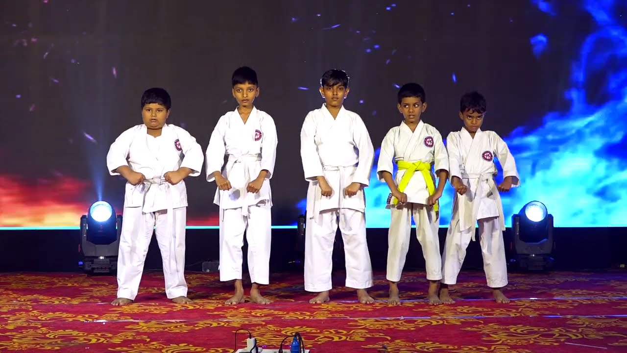 Srivatsa Matriculation School - 25th Annual Day - Kids Karate Performance