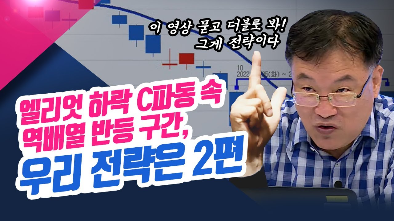 엘리엇 하락 C파동 속 역배열 반등 구간, 우리의 전략은 - 2편 (신창환의 종목상담소/22.06.30)